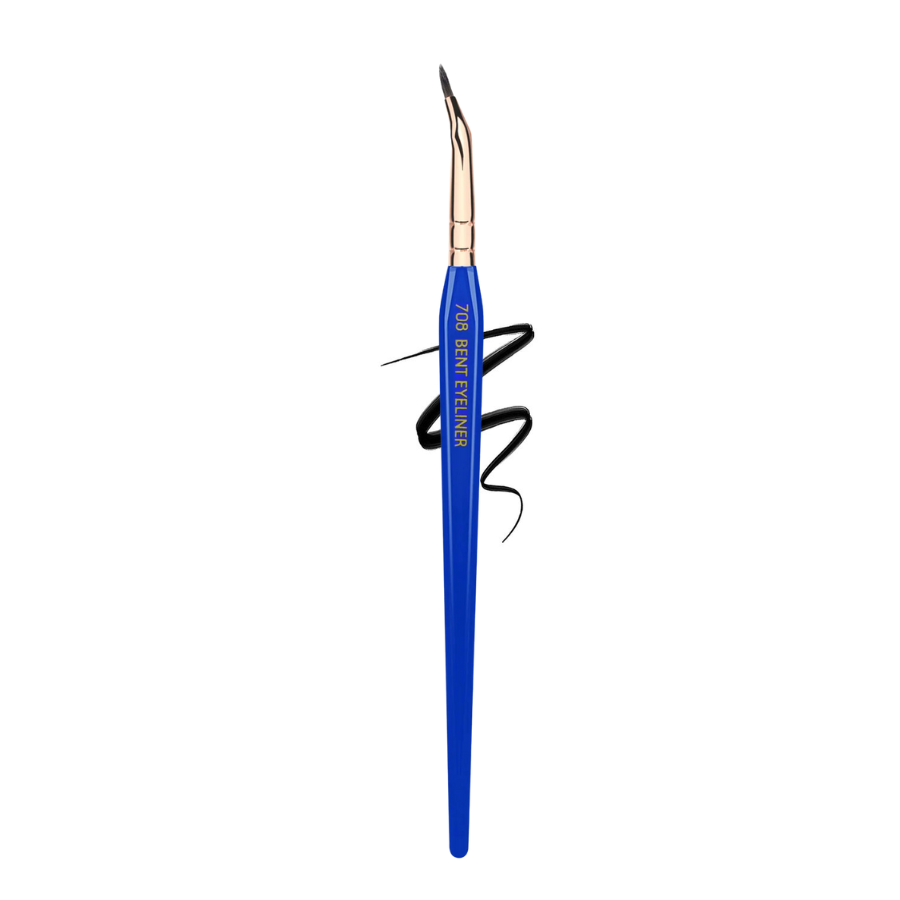 Cọ Kẻ Eyeliner Chuyên Nghiệp Đầu Gấp Bdellium Tools Golden Triangle B708 Bent Eyeliner